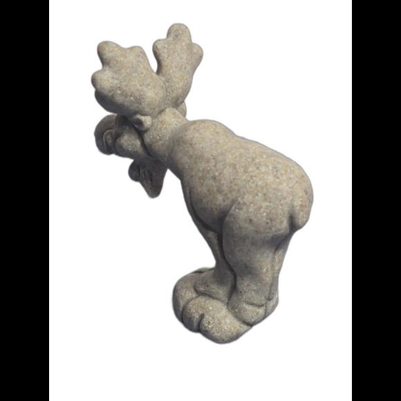 Quarry Critters Misty Moose Figurine Second Nature Design Misty 4.5" Faux Stone - Picture 5 of 8